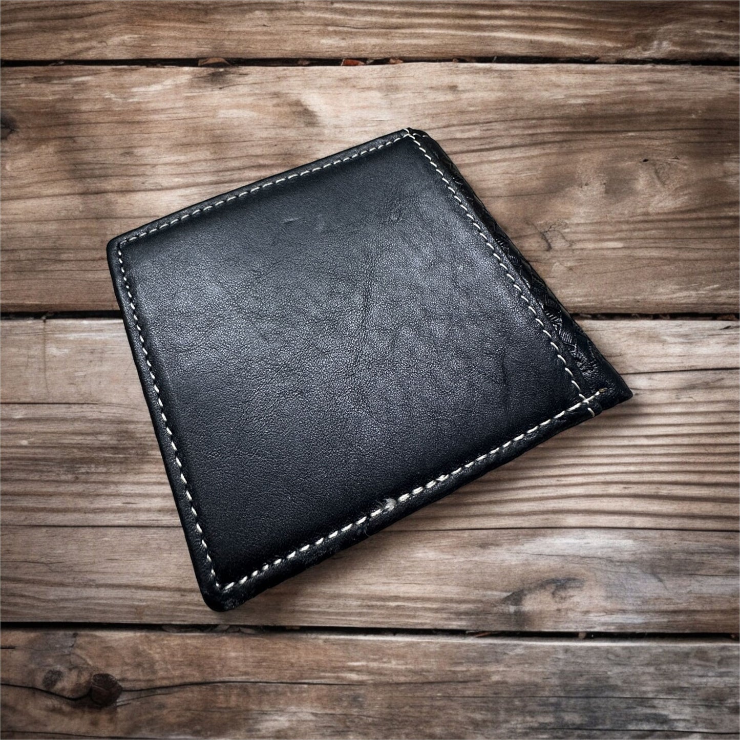Cartera de cuero con tejido de canasta y gallo concho y pelo de vaca