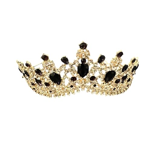 Western Stakes Princess Tiara Crown Crystal Rhinestone for Wedding, Quinceañera & Pageant