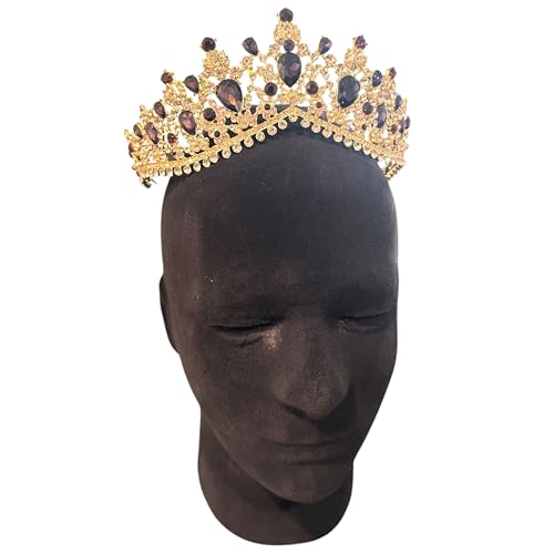 Western Stakes Princess Tiara Crown Crystal Rhinestone for Wedding, Quinceañera & Pageant