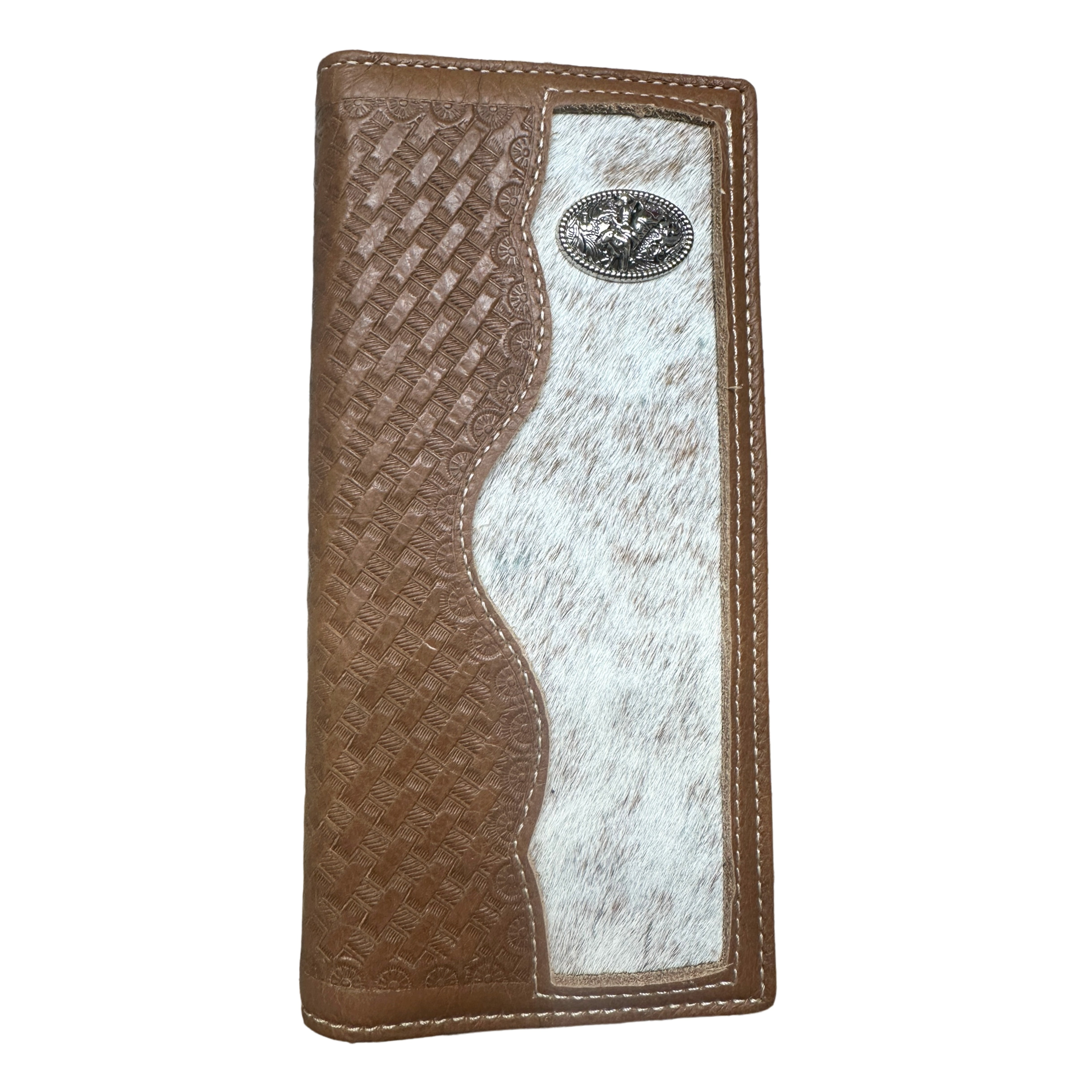 Western Stakes | Leather Wallets | Cowhair Longhorn Concho Western Stakes | Leather Wallets | Cowhair Longhorn Concho