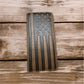 USA Flag Embossed Wallet Bi Fold Western Patriotic Wallet