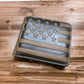 USA Flag Embossed Wallet Bi Fold Western Patriotic Wallet