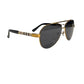 Western Stakes Luxury Rounded Aviator Sunglasses for Men & Women – Premium Metal Frame