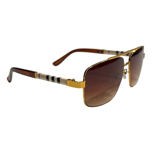 Luxury Aviator Sunglasses for Men & Women – Polarized Fashion Shades, Premium Metal Frame