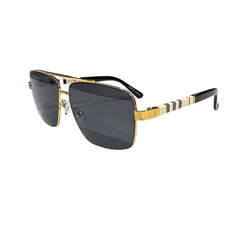 Luxury Aviator Sunglasses for Men & Women – Polarized Fashion Shades, Premium Metal Frame