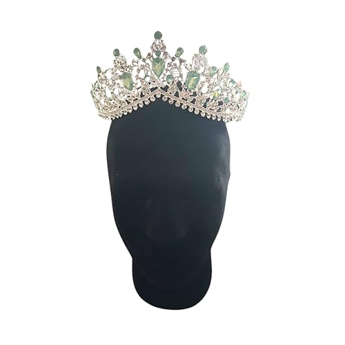 Western Stakes Princess Tiara Crown Crystal Rhinestone for Wedding, Quinceañera & Pageant