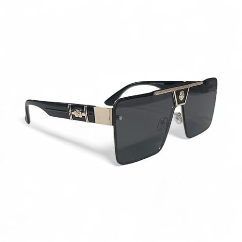 High-End Oversized Sunglasses – Fashion Square Frame UV Protection Shades, Universal Fit