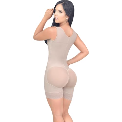 London Colombian Faja – High Compression Shapewear with Zipper and Adjustable Straps