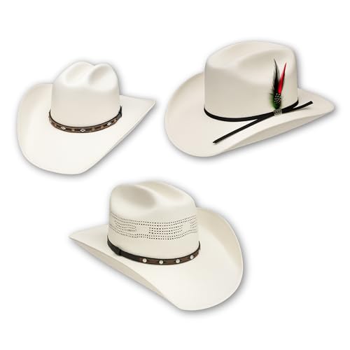 Western Stakes Shantu Cowboy Hat for Men – Handmade in Mexico Rodeo Concert Sombrero