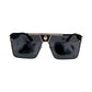 High-End Oversized Sunglasses – Fashion Square Frame UV Protection Shades, Universal Fit