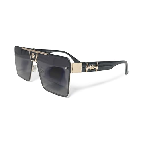 High-End Oversized Sunglasses – Fashion Square Frame UV Protection Shades, Universal Fit