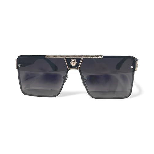 High-End Oversized Sunglasses – Fashion Square Frame UV Protection Shades, Universal Fit