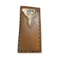 Leather Long Wallet Cowhair Cowboy Texas Longhorn Concho Bi Fold High End Smooth Leather