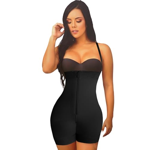Princesa Colombian Faja – High Compression Powernet Body Shaper Zipper & Adjustable Straps