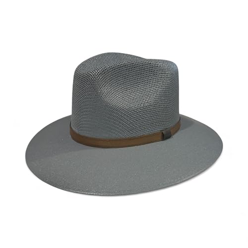 Men’s Panama Style Summer Hat – High-End Woven Beach Fedora with 3” Brim & 4” Crown
