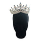 Western Stakes Princess Tiara Crown Crystal Rhinestone for Wedding, Quinceañera & Pageant