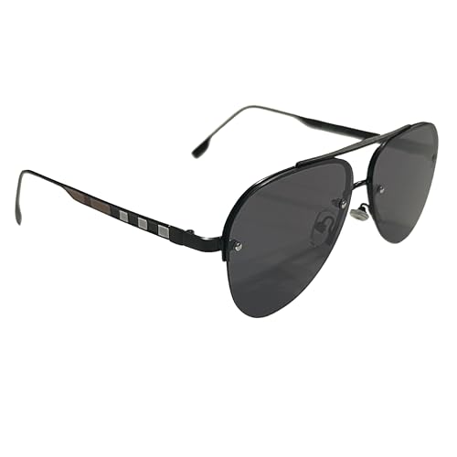Luxury Aviator Sunglasses for Men & Women – Unisex Designer Shades with Metal Frame