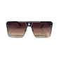 High-End Oversized Sunglasses – Fashion Square Frame UV Protection Shades, Universal Fit