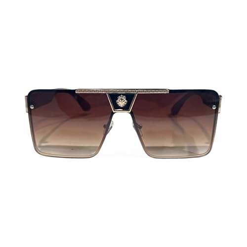 High-End Oversized Sunglasses – Fashion Square Frame UV Protection Shades, Universal Fit