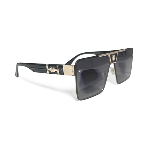 High-End Oversized Sunglasses – Fashion Square Frame UV Protection Shades, Universal Fit