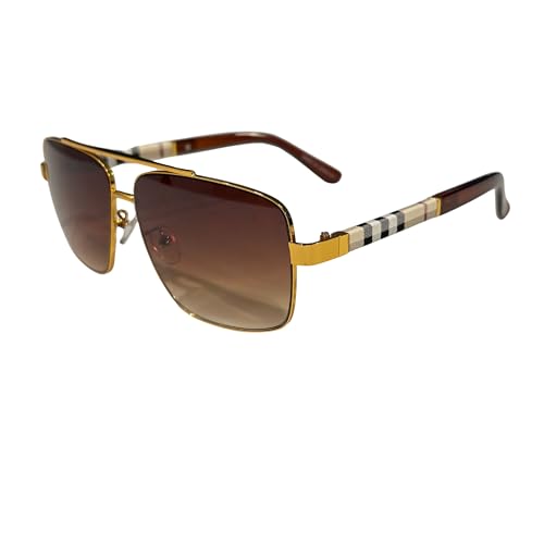 Luxury Aviator Sunglasses for Men & Women – Polarized Fashion Shades, Premium Metal Frame