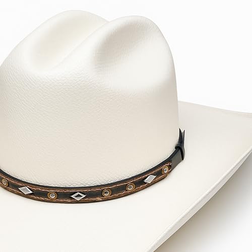 Western Stakes Shantu Cowboy Hat for Men – Handmade in Mexico Rodeo Concert Sombrero