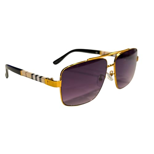 Luxury Aviator Sunglasses for Men & Women – Polarized Fashion Shades, Premium Metal Frame