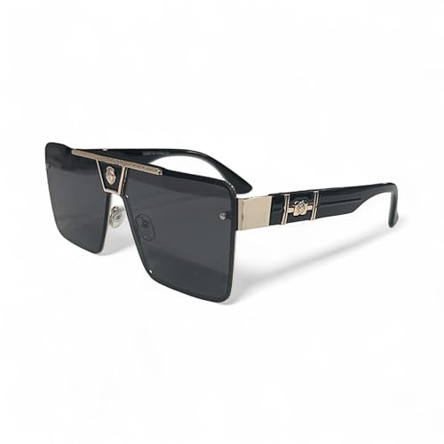 High-End Oversized Sunglasses – Fashion Square Frame UV Protection Shades, Universal Fit