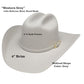 El Cattleman Handmade Cowboy Hat – 100X Bolivian Wool Felt, Premium Western Hat