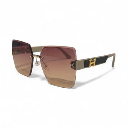High-End Oversized Sunglasses for Men & Women – Luxury Square Frame Fashion Shades