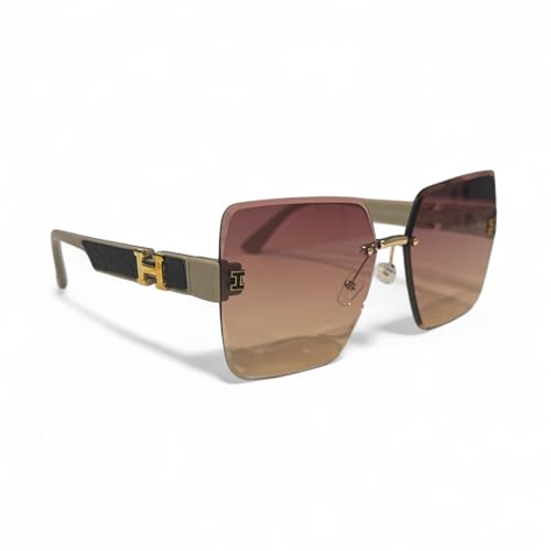 High-End Oversized Sunglasses for Men & Women – Luxury Square Frame Fashion Shades