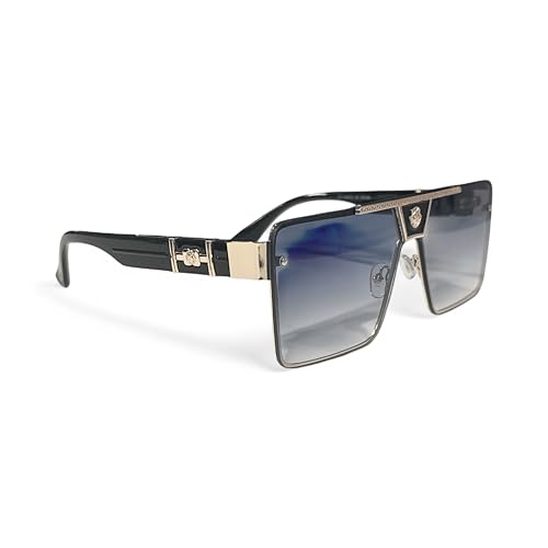 High-End Oversized Sunglasses – Fashion Square Frame UV Protection Shades, Universal Fit