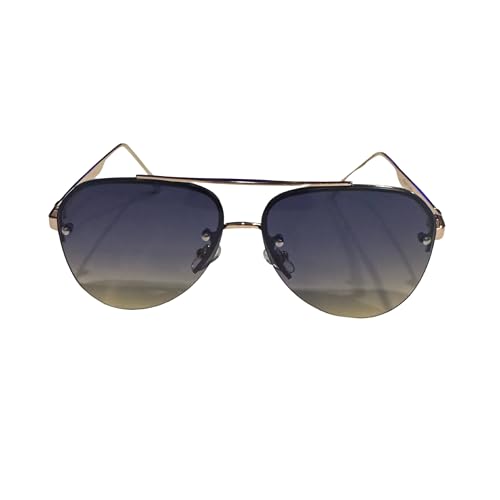 Luxury Aviator Sunglasses for Men & Women – Unisex Designer Shades with Metal Frame