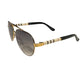 Western Stakes Luxury Rounded Aviator Sunglasses for Men & Women – Premium Metal Frame