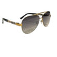Western Stakes Luxury Rounded Aviator Sunglasses for Men & Women – Premium Metal Frame