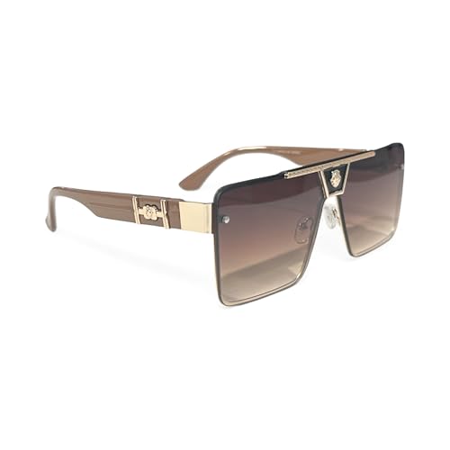 High-End Oversized Sunglasses – Fashion Square Frame UV Protection Shades, Universal Fit
