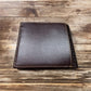 Leather Basket Weave Longhorn Concho Wallet