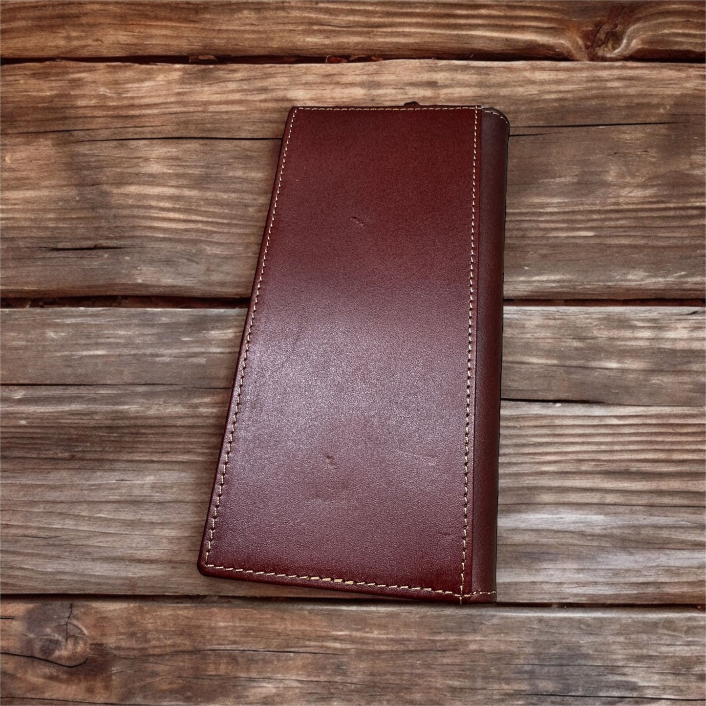 Tooled Leather Long Concho Long Wallet