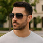 Luxury Aviator Sunglasses for Men & Women – Unisex Designer Shades with Metal Frame