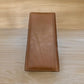 Leather Long Wallet Floral Embossed Rooster Gallo Bi Fold High End Mens Wallet