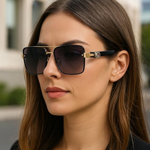 Luxury Unisex Sunglasses – Fashion Premium Eyewear with Metal Accents for Men & Women