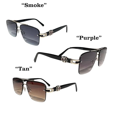 Luxury Unisex Sunglasses – Fashion Premium Eyewear with Metal Accents for Men & Women