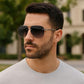Luxury Aviator Sunglasses for Men & Women – Unisex Designer Shades with Metal Frame