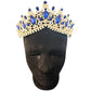 Western Stakes Princess Tiara Crown Crystal Rhinestone for Wedding, Quinceañera & Pageant