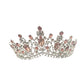 Western Stakes Princess Tiara Crown Crystal Rhinestone for Wedding, Quinceañera & Pageant