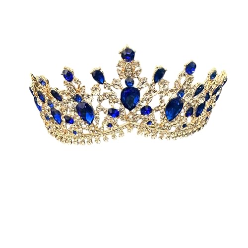 Western Stakes Princess Tiara Crown Crystal Rhinestone for Wedding, Quinceañera & Pageant