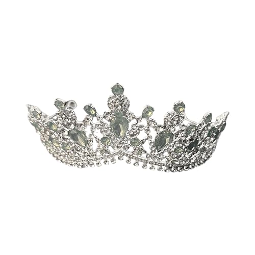 Western Stakes Princess Tiara Crown Crystal Rhinestone for Wedding, Quinceañera & Pageant
