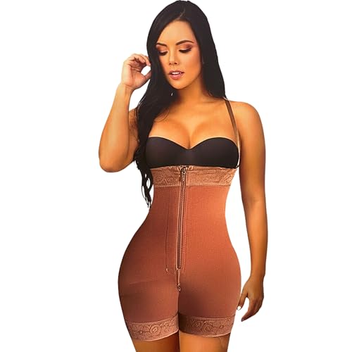 Princesa Colombian Faja – High Compression Powernet Body Shaper Zipper & Adjustable Straps