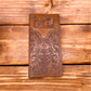 Leather Embossed Cowboy Praying At Cross Long Wallet