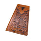 Floral Long Wallet Embossed Longhorn Floral Accent